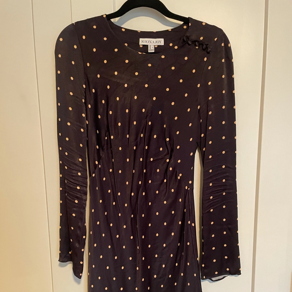 Shona Joy polka dot dress